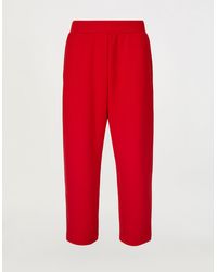 Ferrari 's Double-face Stretch Fleece Sweatpants - Red
