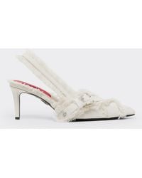 Ferrari - Canvas Slingback Shoe - Lyst