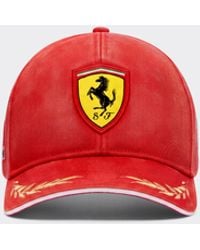 Ferrari - Leclerc Replica Baseball Cap For The 2026 Monza Grand Prix - Lyst