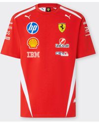 Ferrari - Camiseta Hamilton Replica Drivers Authentic 2026 Puma Para Scuderia Hp - Lyst