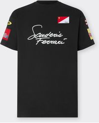 Ferrari - Scuderia Cotton T-Shirt - Lyst