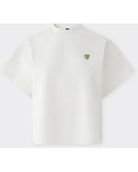 Ferrari - T-Shirt With Scuderia Graphic - Lyst