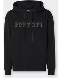Ferrari - Scuba Knit Sweatshirt With Contrast Logo - Lyst