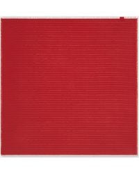Ferrari - Silk Scarf With Micro Logo - Lyst