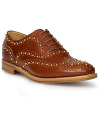 Dames Marsèll Leer Alluce Derby Schoenen Met Lage Hak in het Naturel Dames  Schoenen voor voor Platte schoenen voor Veterschoenen en laarzen  allware.com.br
