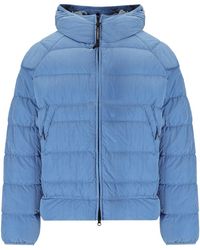 C.P. Company - Eco Chrome-R Goggle Riviera Hooded Down Jacket - Lyst