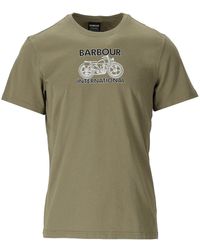 Barbour - Camiseta lens tee international - Lyst