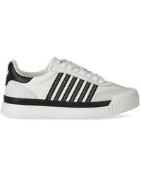 DSquared² - New jersey sneakers con strisce a contrasto - Lyst