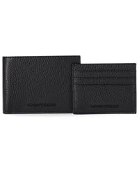 Emporio Armani - Brieftasche+kartenhalter set - Lyst
