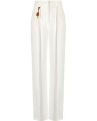Elisabetta Franchi - Pantalone Con Charm - Lyst