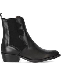 Duccio Del Duca - Schwarze Texane Stiefelette - Lyst
