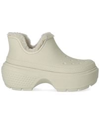 Crocs™ - Stomp Ecrú Bootie - Lyst