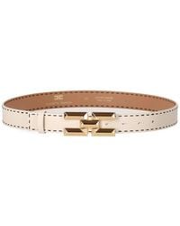 Elisabetta Franchi - Cintura A Vita Alta Burro - Lyst