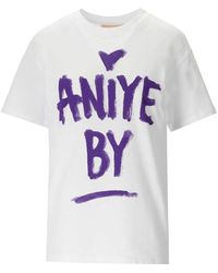 Aniye By - Nyta weiss t-shirt - Lyst