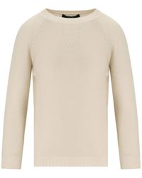 Weekend by Maxmara - Jersey de cuello redondo linz ecru - Lyst
