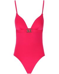 Max Mara - Beachwear Cecilia Fuchsia Swimsuit - Lyst