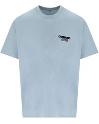 Carhartt - S/s Ducks Misty Sky T-shirt - Lyst