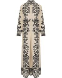 PAHIESA FORMENTERA - Ecru Shirt Dress - Lyst