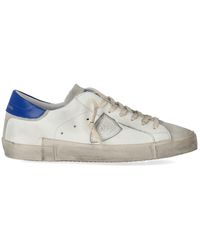 Philippe Model - Zapatilla prsx blanco bluette - Lyst