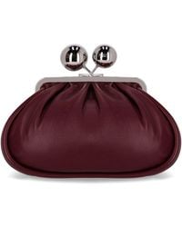 Weekend by Maxmara - Pasticcino Milvanew Medium Burgundy Clutch - Lyst