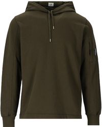 C.P. Company - Light Fleece Militaire E Hoodie - Lyst