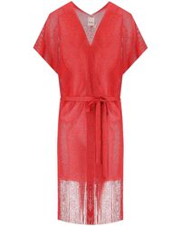 Max Mara - Beachwear Iacopo Red Kimono - Lyst