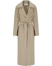 Harris Wharf London - Dove grey trench - Lyst