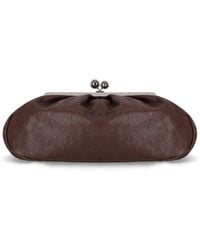 Weekend by Maxmara - Pasticcino Cristin Large Dark Brown Clutch - Lyst