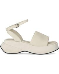 Elena Iachi - Lena Ivory Platform Sandal - Lyst