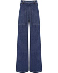 Weekend by Maxmara - Jeans a palazzo patroni - Lyst