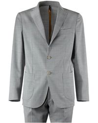 Santaniello - Il VIAGGIATORE Single-breasted Suit Jacket - Lyst
