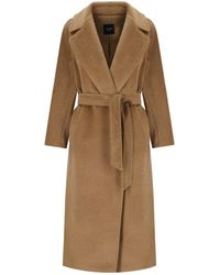 Weekend by Maxmara - Tempera Camel Belted Coat - Lyst