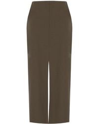 Harris Wharf London - Ebony Midi Skirt - Lyst