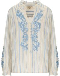 PAHIESA FORMENTERA - Ecru And Light Blouse - Lyst