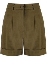 Essentiel Antwerp - En schwache militärische grüne Shorts - Lyst