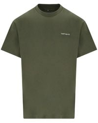 Carhartt - Script Embroidery Leaf T-Shirt - Lyst