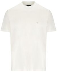 Emporio Armani - T-Shirt Travel Essential Blanc - Lyst