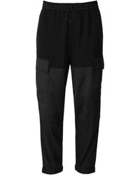 Versace - Cargo Sweatpants With Logo - Lyst