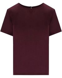Weekend by Maxmara - Zona Burgundy Blouse - Lyst