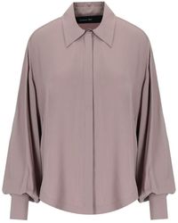 FEDERICA TOSI - Mauve Oversize Shirt - Lyst