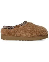 UGG - Tasman maxi curly chestnut slipper - Lyst