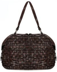 Campomaggi - Rachele Large Dark Bowler Bag - Lyst