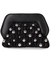THEMOIRÈ - Gea Straw Beads Clutch Bag - Lyst