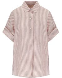 Weekend by Maxmara - Verve Linen Blouse - Lyst