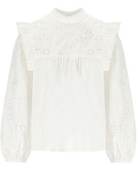 Weekend by Maxmara - Blusa Taddeo Bianca - Lyst