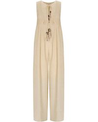 PAHIESA FORMENTERA - Ecru Jumpsuit - Lyst