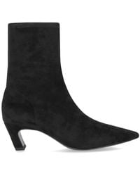 Ash - Viva Suede Heeled Ankle Boot - Lyst