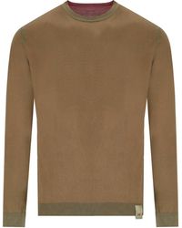 Bob - Jersey de cuello redondo reversible bart marrón rosa - Lyst