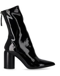 Halmanera - Roxy Schwarze Stiefelette Mit Absatz - Lyst