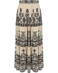 PAHIESA FORMENTERA - Ecru And Long Skirt - Lyst